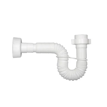 Sifón Expansible 1 1/2" - 1 1/4" - Blanco/ 01-2907-215S