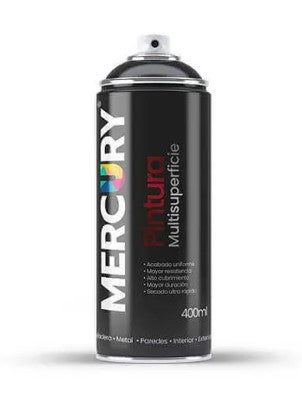 AEROSOL MERCURY 400ML 1200 NEGRO ALTA TEMPERATURA/ PAE1200