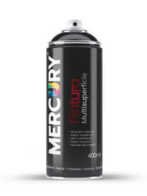 AEROSOL MERCURY 400ML 4 NEGRO MATE/ PAE4