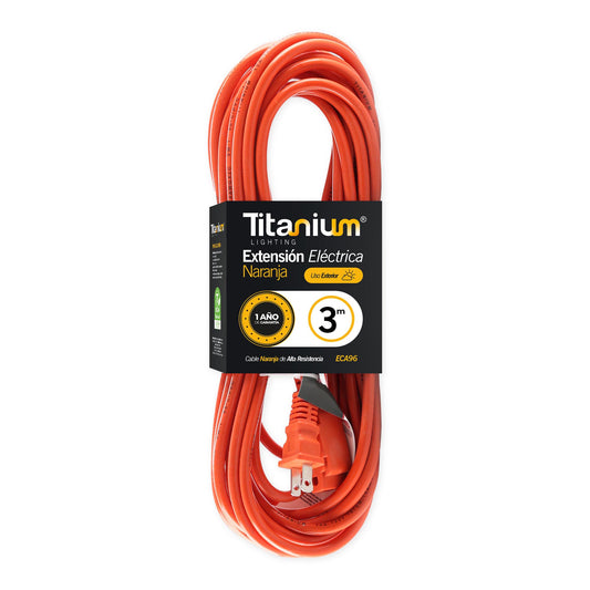 EXTENSION ELECTRICA NARANJA 3M/ ECA96