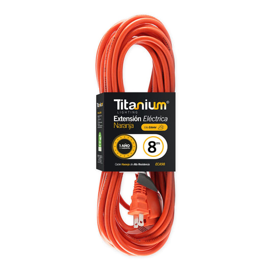 EXTENSION ELECTRICA NARANJA 8M/ ECA98