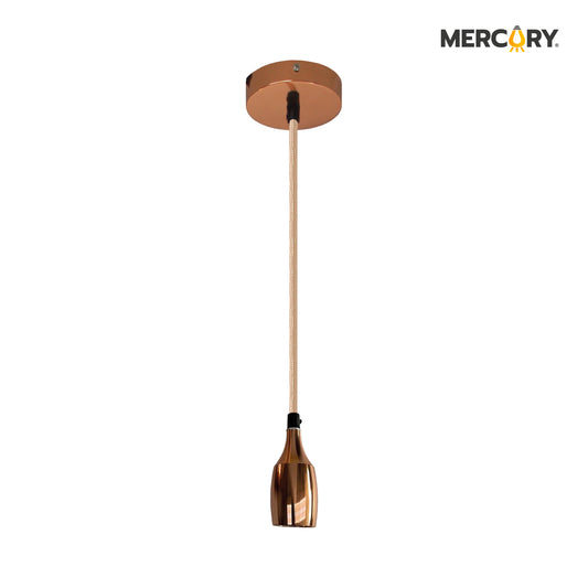 PORTALAMPARA PENDANT WINECUP/COBRE E27/BASE/ IDL101