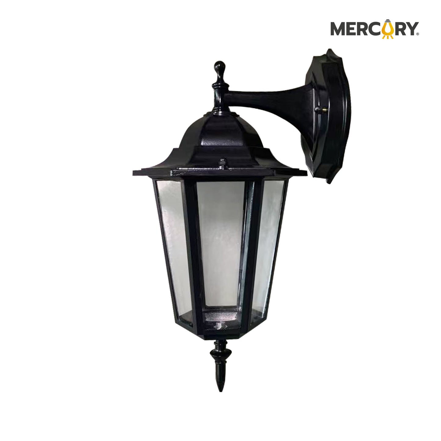 FAROL NEGRO BASE E27 ALUM/MOD03 16X20X37CM/ IDL92