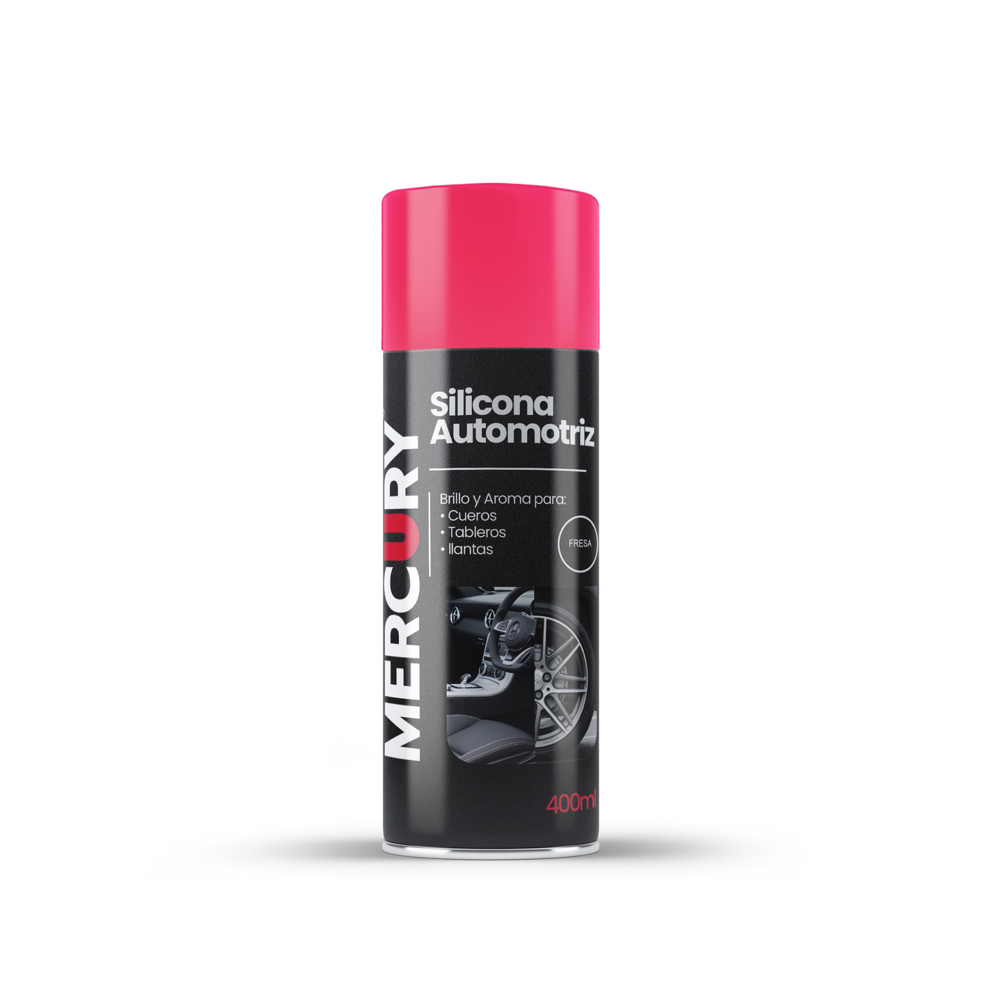 SILICONA EN SPRAY MERCURY 400ML AROMA FRESA/ PAES5