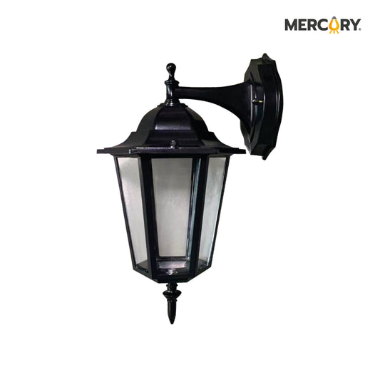 FAROL NEGRO BASE E27 ALUM/MOD02 16X20X37CM/ IDL91