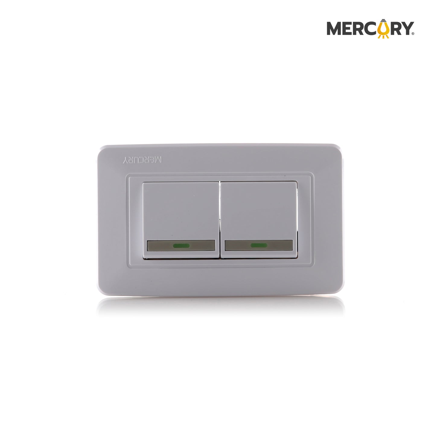 INTERRUPTOR DOBLE CONMUTABLE MERCURY BLANCO 118Z-02/ ETI09