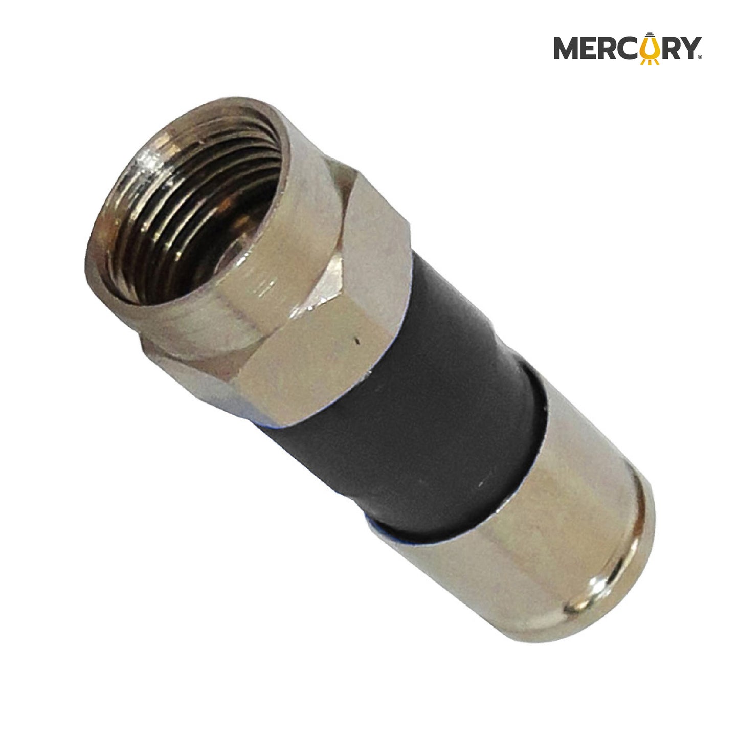 TERMINAL COAXIAL NEGRA PPC-PONCHAR RG6/ ECA63