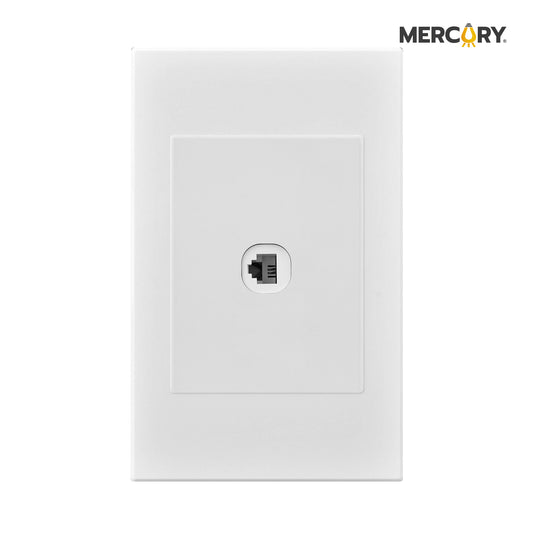 TOMA TELEFONO SENCILLA MERCURY PREMIUM WHITE/ ETI40