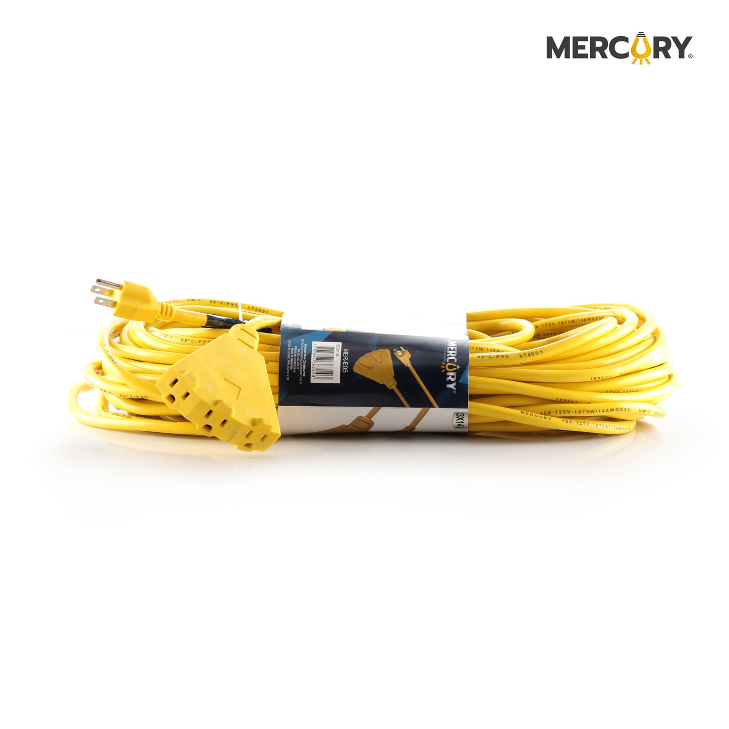 EXTENSION RETIE 30M 3X14AWG PROFESIONAL AMARILLA MERCURY/ ECA104