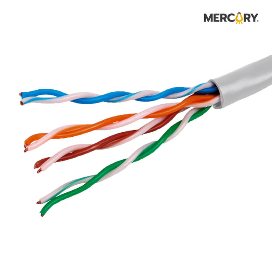 CABLE UTP CAT 6E CCA MERCURY EXTERIOR ROLLO *305M/ ECA04