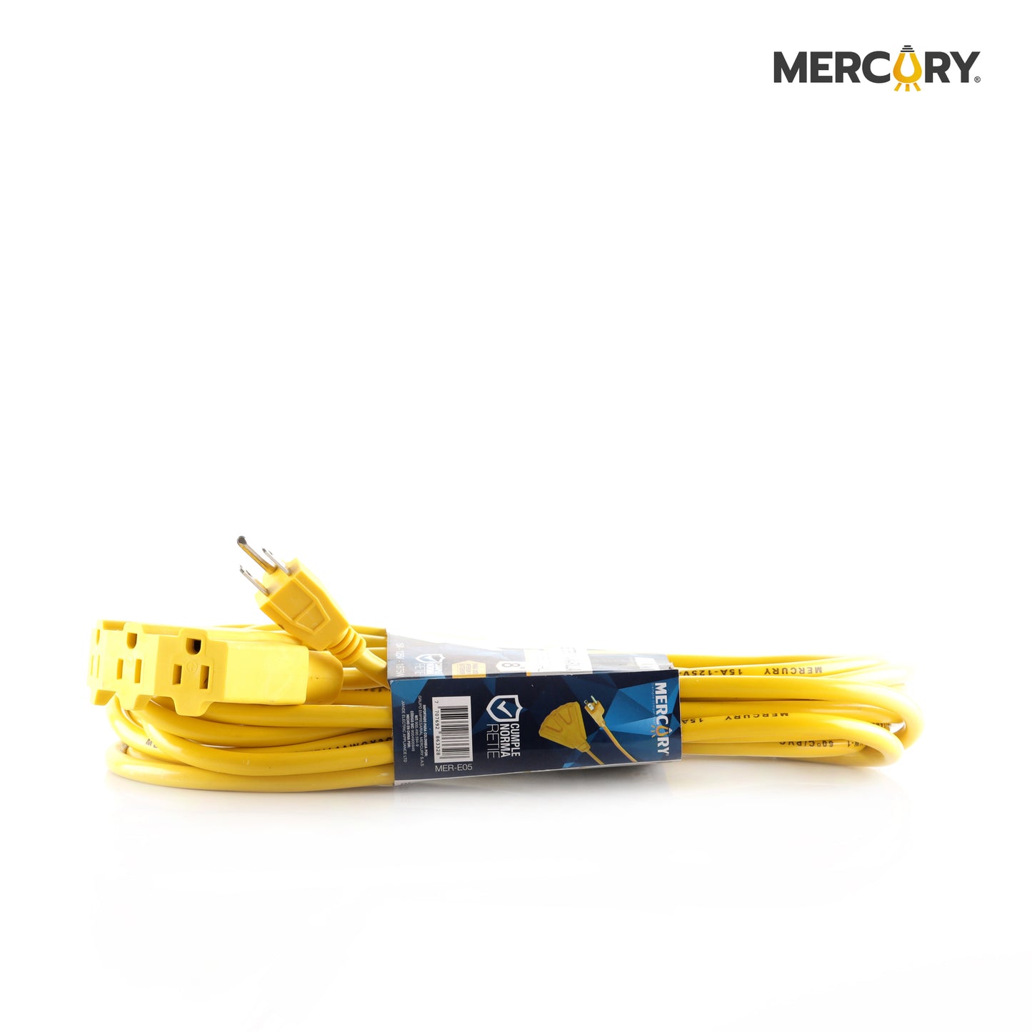 EXTENSION RETIE 8M 3X14AWG PROFESIONAL AMARILLA MERCURY/ ECA102