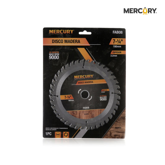 DISCO MADERA MERCURY 7 1/4" 40T/ FAB08