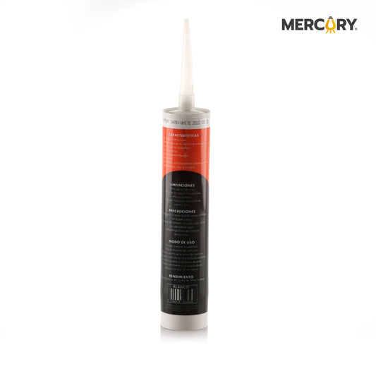 SILICONA ANTIHONGOS TUBO 280ML BLANCA MERCURY/ FVR17