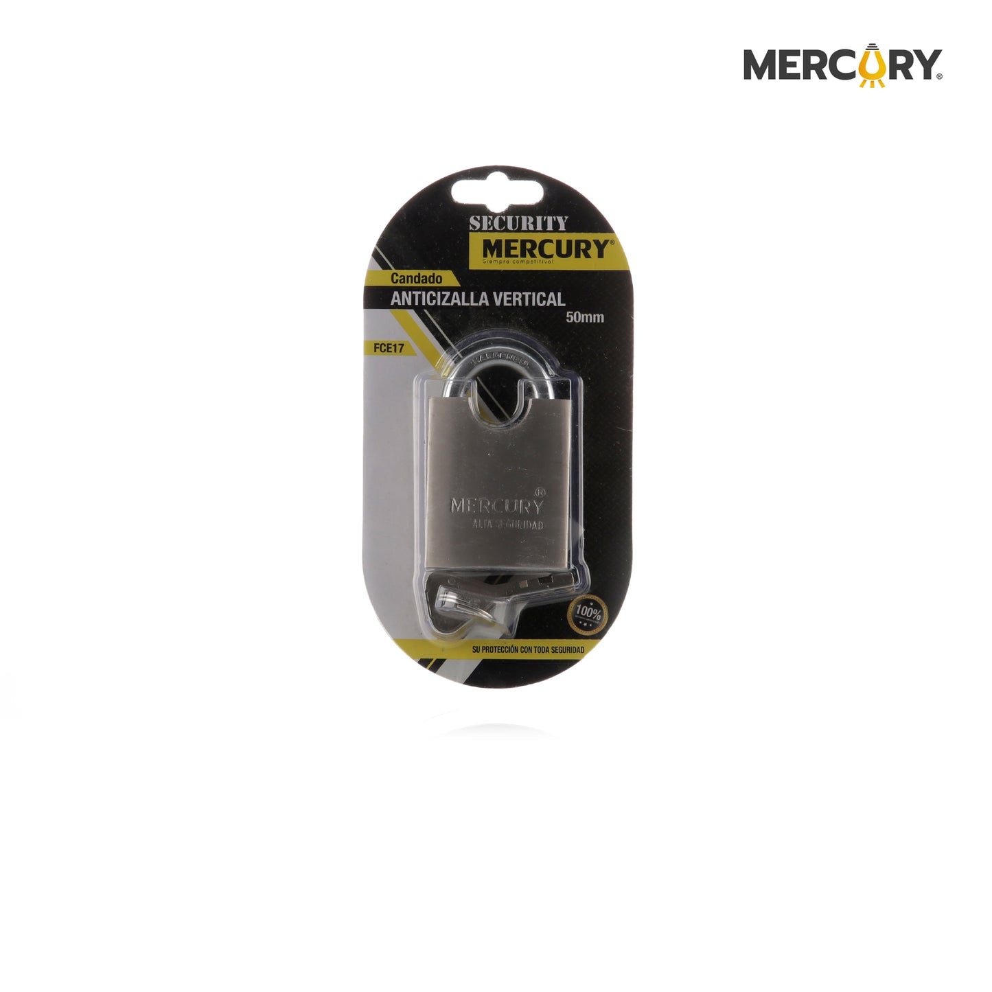 CANDADO MERCURY ANTICIZALLA VERTICAL 50/ FCE17